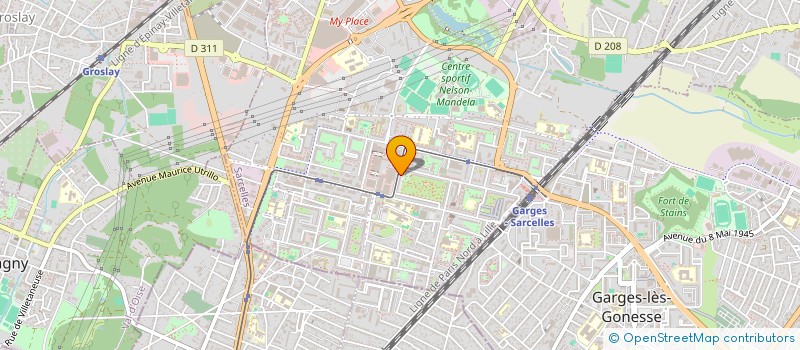localisation de l'entreprise LEKONIA MULTISERVICES à SARCELLES