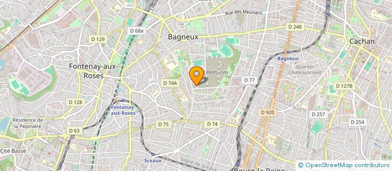 localisation de l'entreprise LEKOUGA FRANCE  BAGNEUX