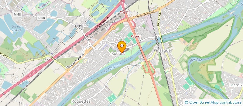 localisation de l'entreprise LEKURUDUCLOWN  ROQUES