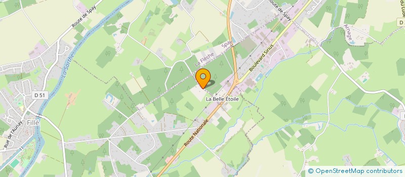 localisation de l'entreprise LEL  GUECELARD