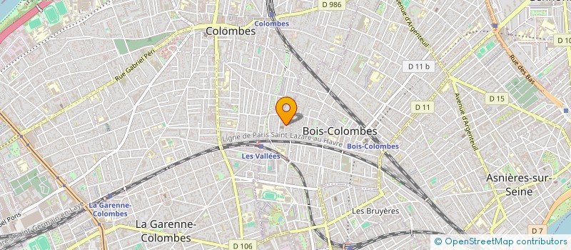 localisation de l'entreprise LEL IMMOBILIER à COLOMBES