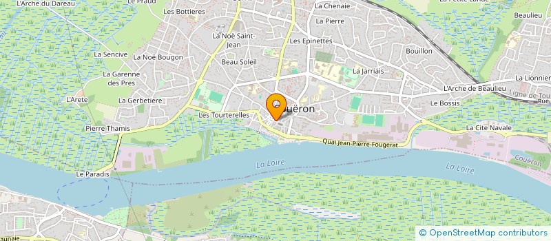 localisation de l'entreprise LELABEL  COUERON