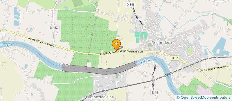 localisation de l'entreprise LELAHEL à PRIGONRIEUX