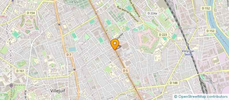 localisation de l'entreprise LELAHEL 6  VITRY-SUR-SEINE