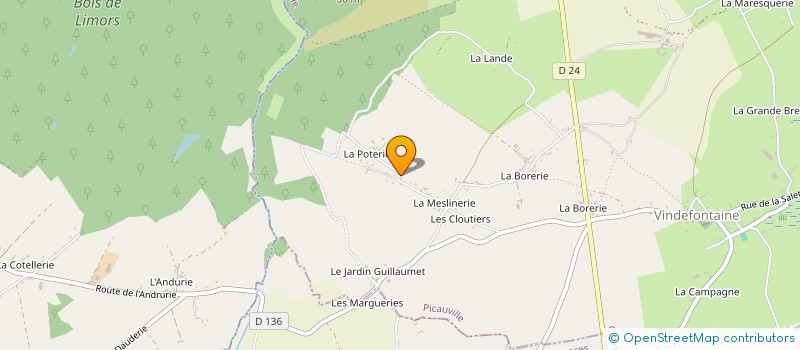 localisation de l'entreprise LELAIDIER DAVID ET VIRGINIE  PICAUVILLE