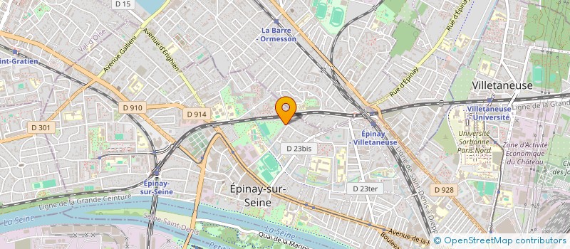 localisation de l'entreprise LELAMED à EPINAY-SUR-SEINE