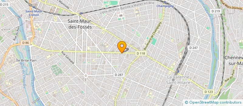 localisation de l'entreprise LELANDAIS FERMETURES à SAINT-MAUR-DES-FOSSES