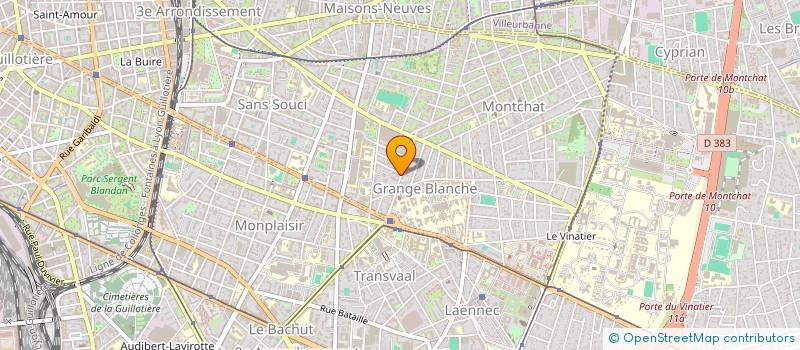 localisation de l'entreprise LELAP1  LYON