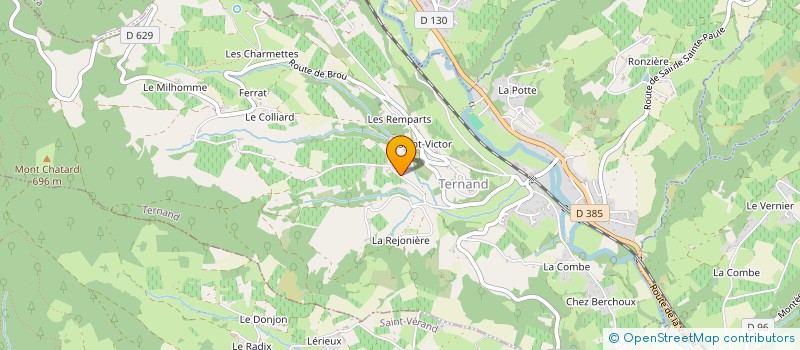 localisation de l'entreprise LELARD CARRELAGE  TERNAND