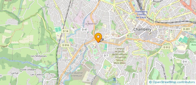 localisation de l'entreprise LELARDOUX HOUCHARD  CHAMBERY