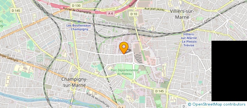 localisation de l'entreprise LELATEC à CHAMPIGNY-SUR-MARNE