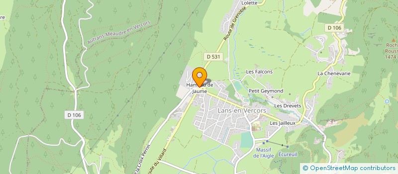 localisation de l'entreprise LELAUMA  LANS-EN-VERCORS