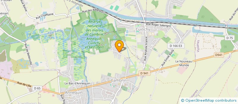 localisation de l'entreprise LELEU AIRE à CAMBRIN