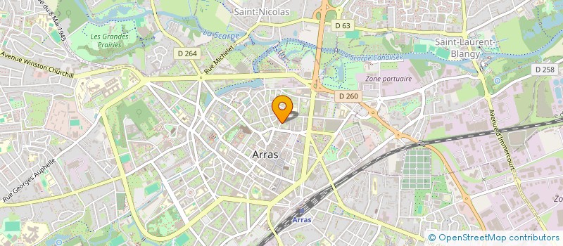 localisation de l'entreprise LELEU CONSULTANTS à ARRAS