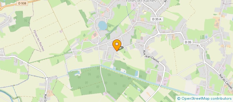 localisation de l'entreprise LELEU FRERES-SCI DE LA RUE DU HEM  FLINES-LEZ-RACHES