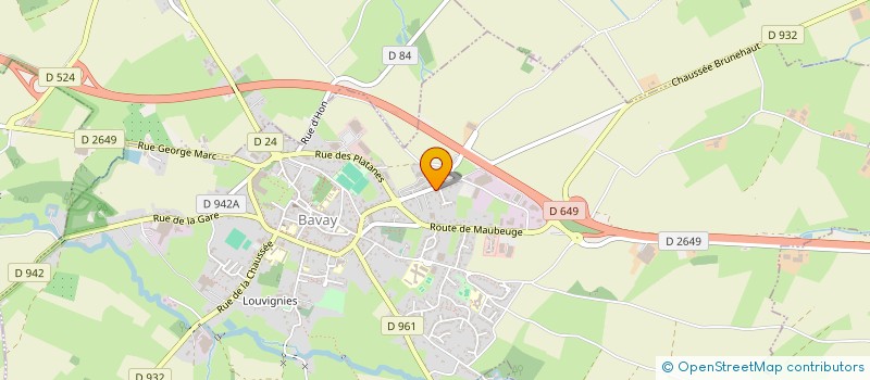 localisation de l'entreprise LELEUX FAMILY  BAVAY