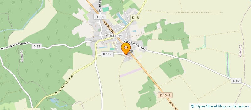 localisation de l'entreprise LELEUX MOTOCULTURE à CORBENY