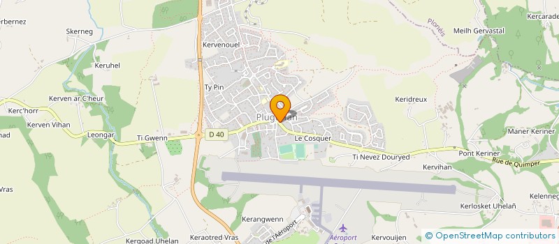localisation de l'entreprise LELGOUARCH à PLUGUFFAN