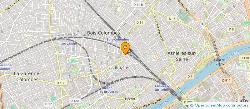 localisation de l'entreprise LELHY à ASNIERES-SUR-SEINE