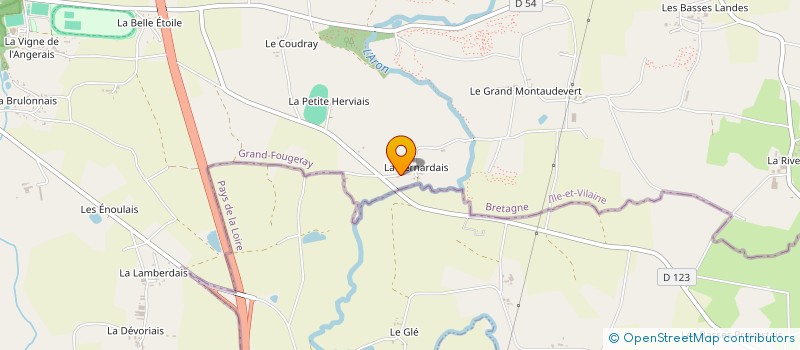 localisation de l'entreprise LELI  SAINTE ANNE SUR VILAINE