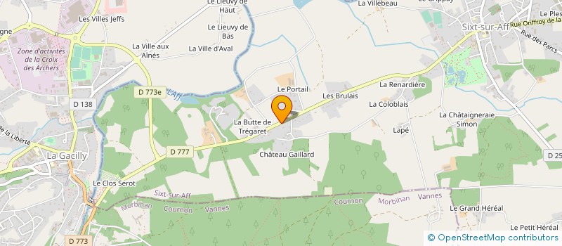 localisation de l'entreprise LELI  BRUC-SUR-AFF