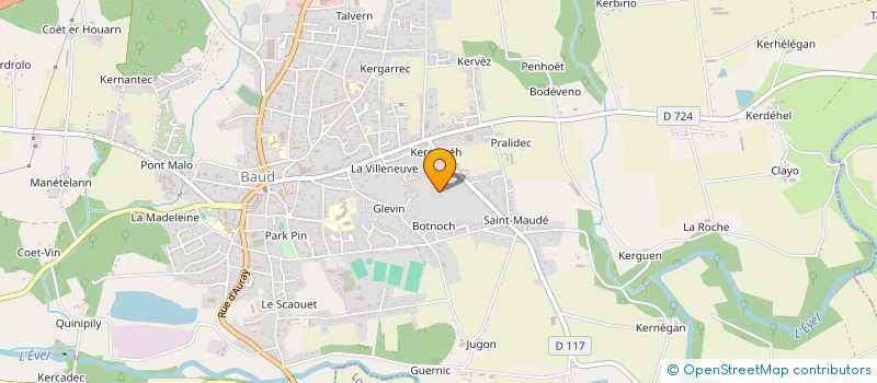 localisation de l'entreprise LELI  BAUD