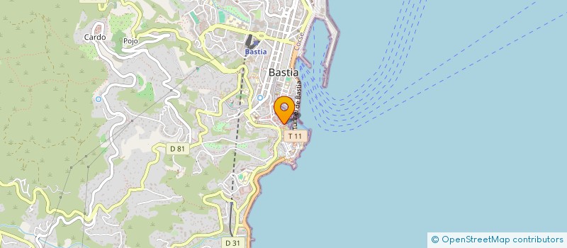 localisation de l'entreprise LELIA 2B à BASTIA