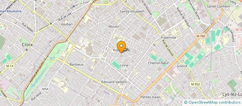 localisation de l'entreprise LELIAERTS  ROUBAIX