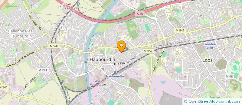 localisation de l'entreprise LELIEHART  HALLENNES-LEZ-HAUBOURDIN