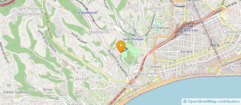 localisation de l'entreprise LELIEN à NICE