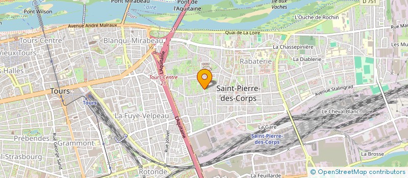 localisation de l'entreprise LELIEPARD  SAINT-PIERRE-DES-CORPS