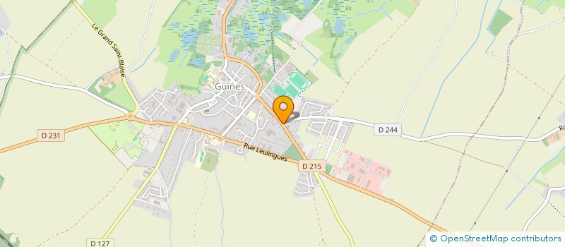 localisation de l'entreprise LELIEUR  GUINES