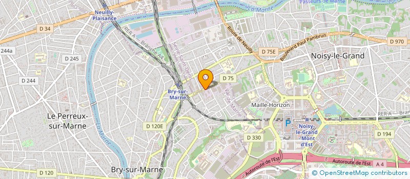 localisation de l'entreprise LELIEVRE à BRY-SUR-MARNE