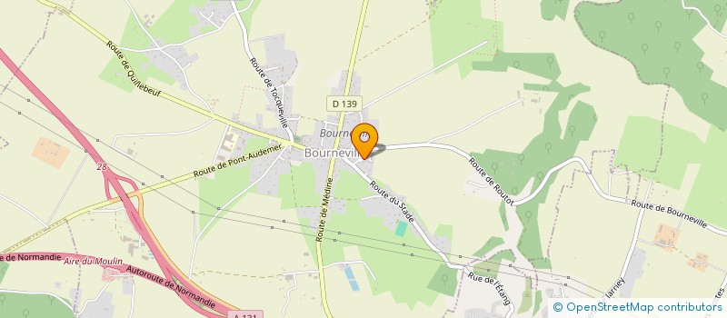 localisation de l'entreprise LELIEVRE BATIMENT CONSEIL CONTROLE  BOURNEVILLE-SAINTE-CROIX
