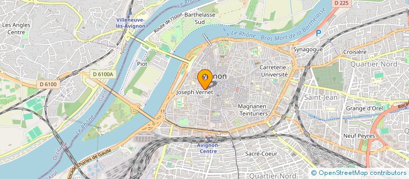 localisation de l'entreprise LELIEVRE & FONTAINE  AVIGNON