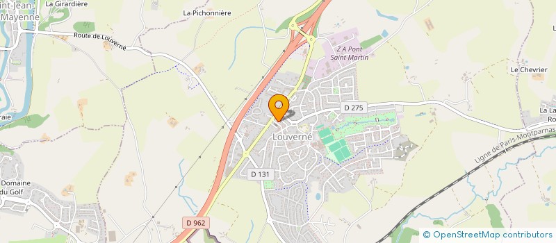 localisation de l'entreprise LELIEVRE-SAVETIER  LOUVERNE