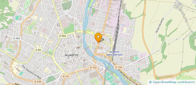 localisation de l'entreprise LELIS à AUXERRE