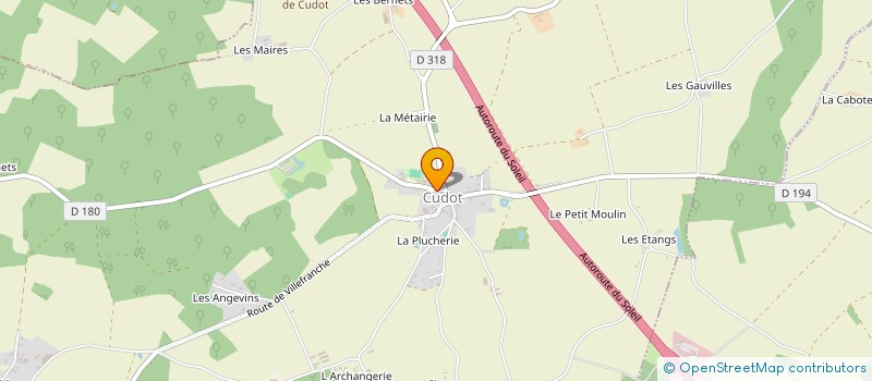 localisation de l'entreprise LELITHE FL  CUDOT