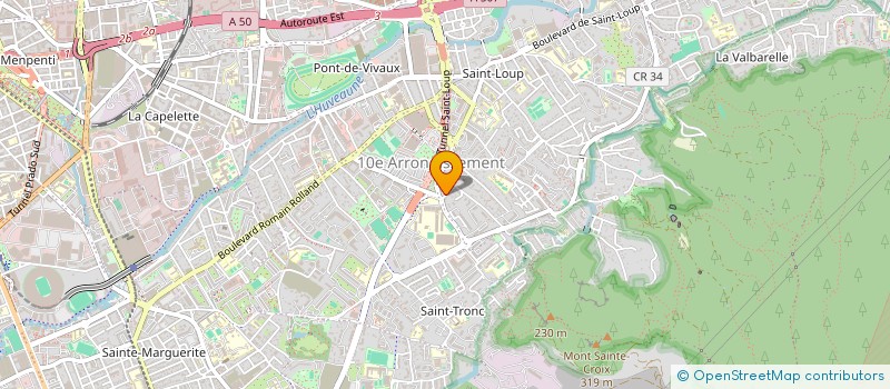 localisation de l'entreprise LELIYA INVEST à MARSEILLE 10EME