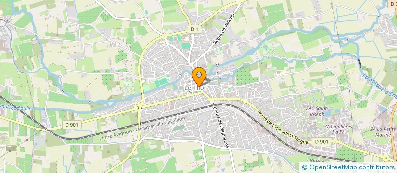 localisation de l'entreprise LELL BLANC  LE THOR