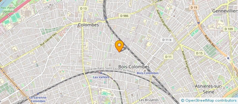 localisation de l'entreprise LELLI FLORE à BOIS-COLOMBES