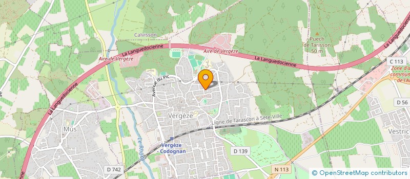 localisation de l'entreprise LELLOUCH  VERGEZE