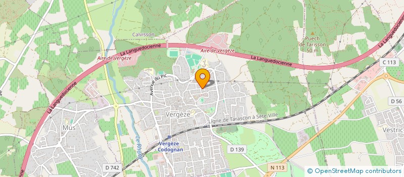 localisation de l'entreprise LELLOUCH CREAPIERRE  VERGEZE