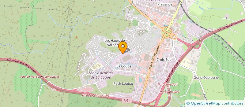 localisation de l'entreprise LELMEA à NARBONNE
