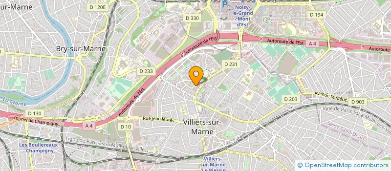 localisation de l'entreprise LELO à VILLIERS-SUR-MARNE