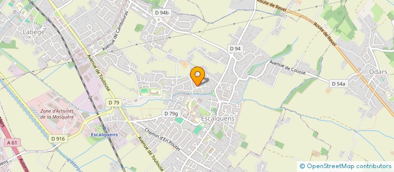 localisation de l'entreprise LELO  ESCALQUENS