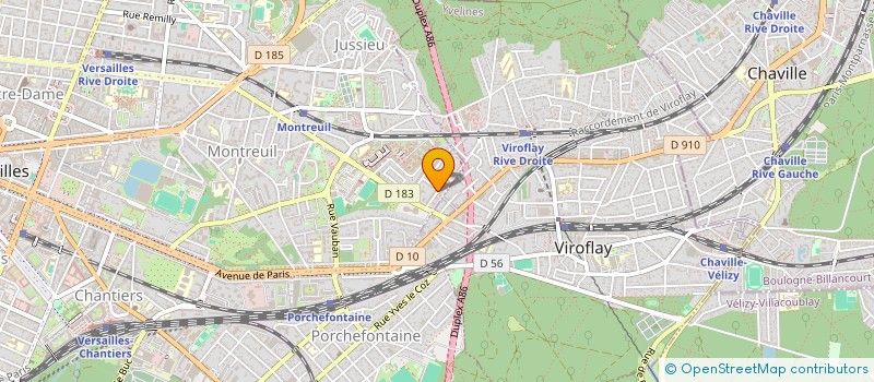 localisation de l'entreprise LELO SERVICES à VERSAILLES