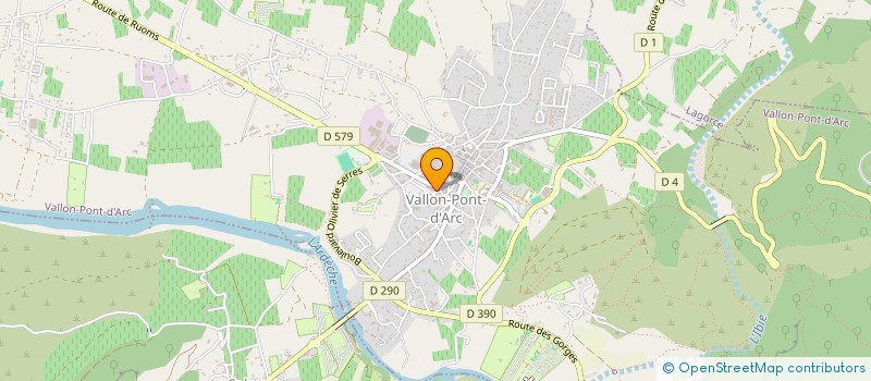 localisation de l'entreprise LELOCLO à VALLON-PONT-D'ARC