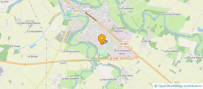 localisation de l'entreprise LELOGO à MONTAIGU-VENDEE
