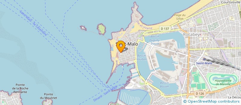 localisation de l'entreprise LELONG à SAINT-MALO